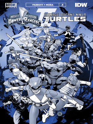 cover image of Mighty Morphin Power Rangers/Teenage Mutant Ninja Turtles II: Black & White Edition (2023), Issue 1